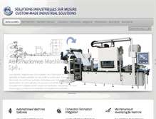 Tablet Screenshot of c2l-industrie.com